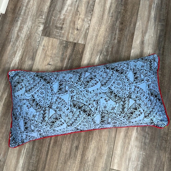 Cynthia Rowley Peacock Throw Pillow Decorative - Picture 3 of 6